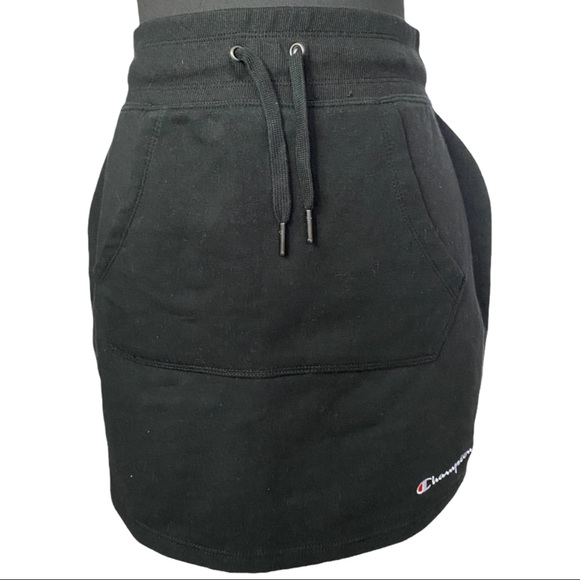 Champion athletic Black Cotton Mini Skirt Women’s Small - Picture 1 of 6